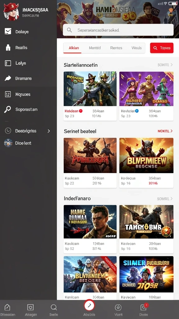 Tampilan utama aplikasi Aplikasi win4d Resmi: Download dan Instalasi yang intuitif dan efisien.