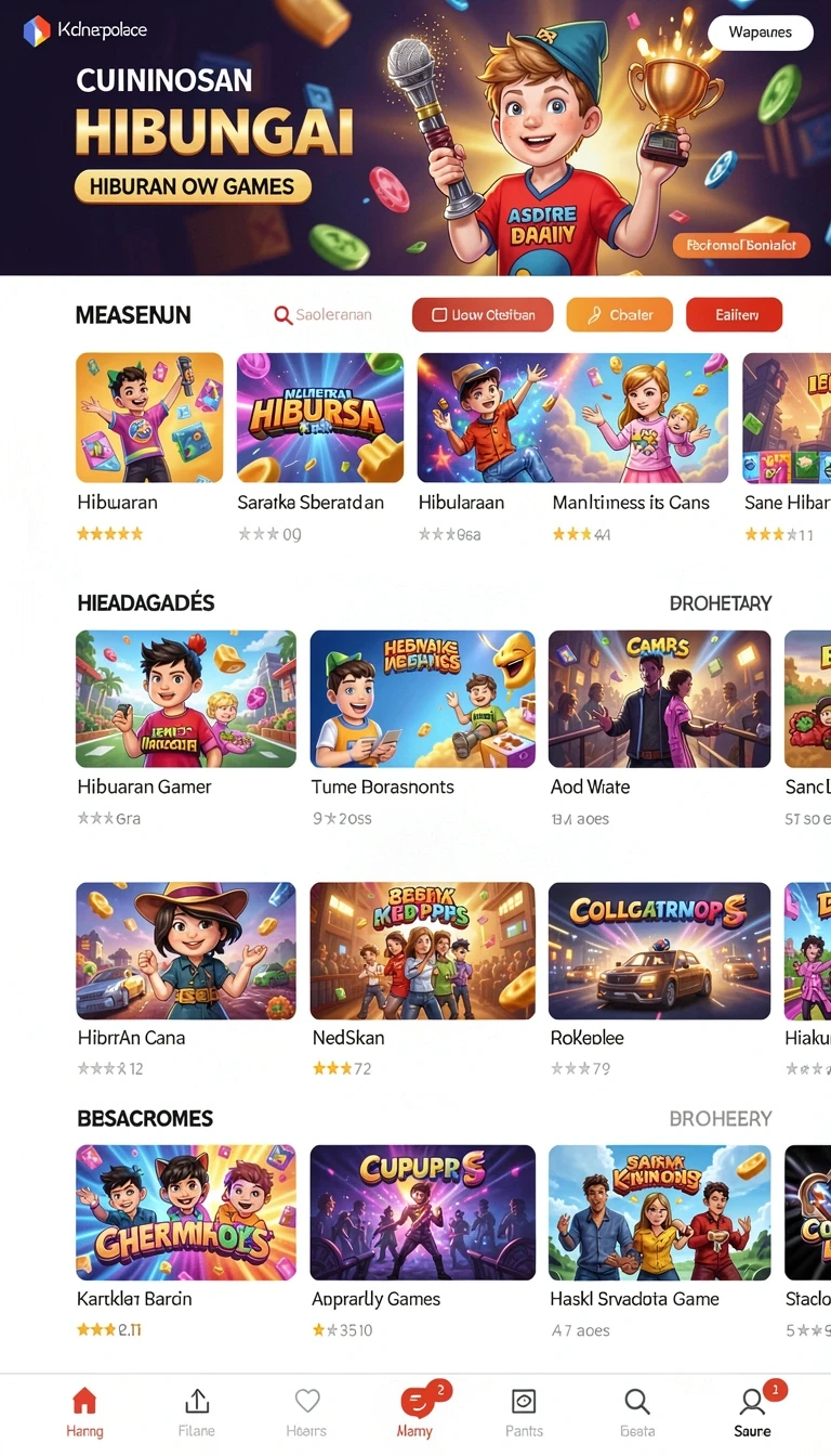 Tampilan utama aplikasi Aplikasi rdi88 Resmi dan Terpercaya di Android yang intuitif dan efisien.