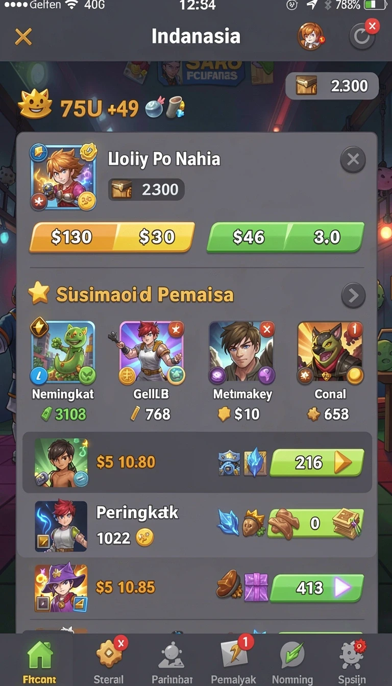 Tampilan utama aplikasi Aplikasi hoki8815 Resmi dan Terpercaya di Android yang intuitif dan efisien.