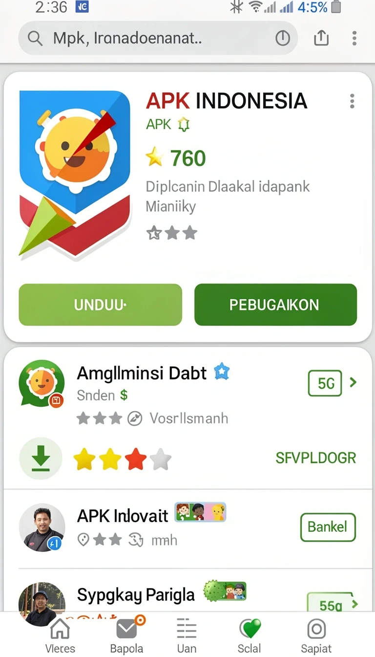 Tampilan utama aplikasi Aplikasi pprryy Resmi dan Terpercaya di Android yang intuitif dan efisien.